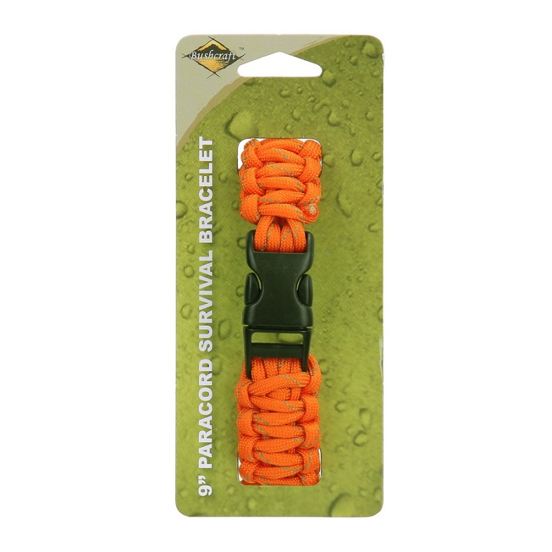 Bracelet Paracord BCB 9 inbch couleur orange CM073OR