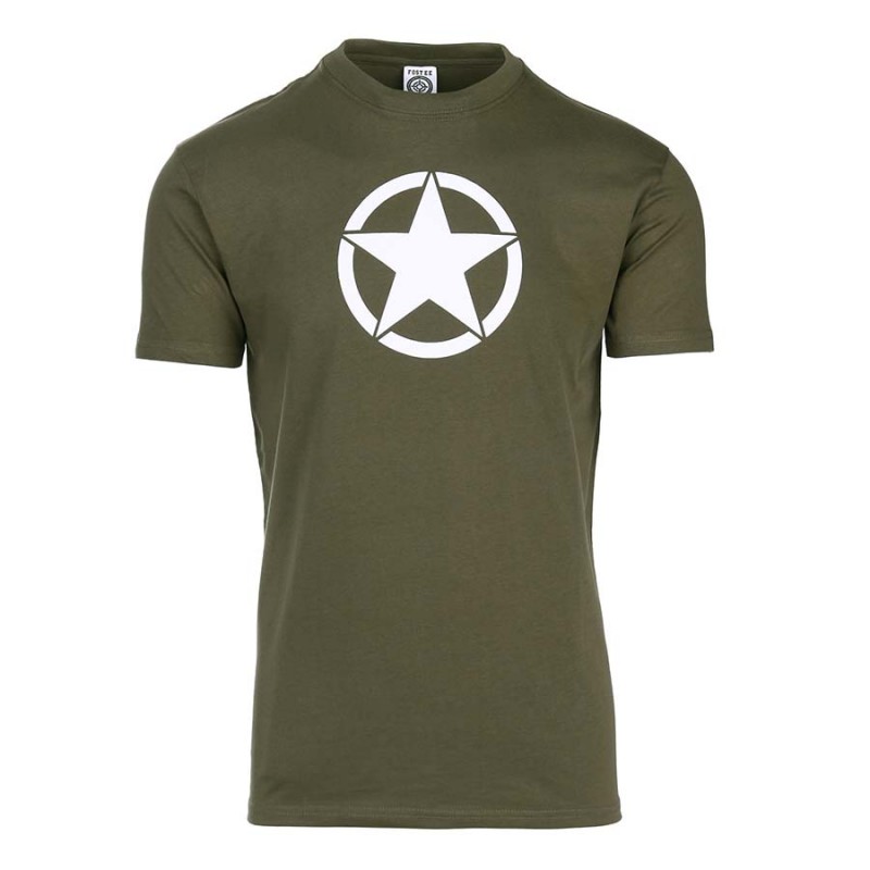 T-shirt : avec étoile blanche