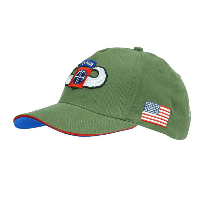 Baseball cap 82nd Airborne WWII 3D