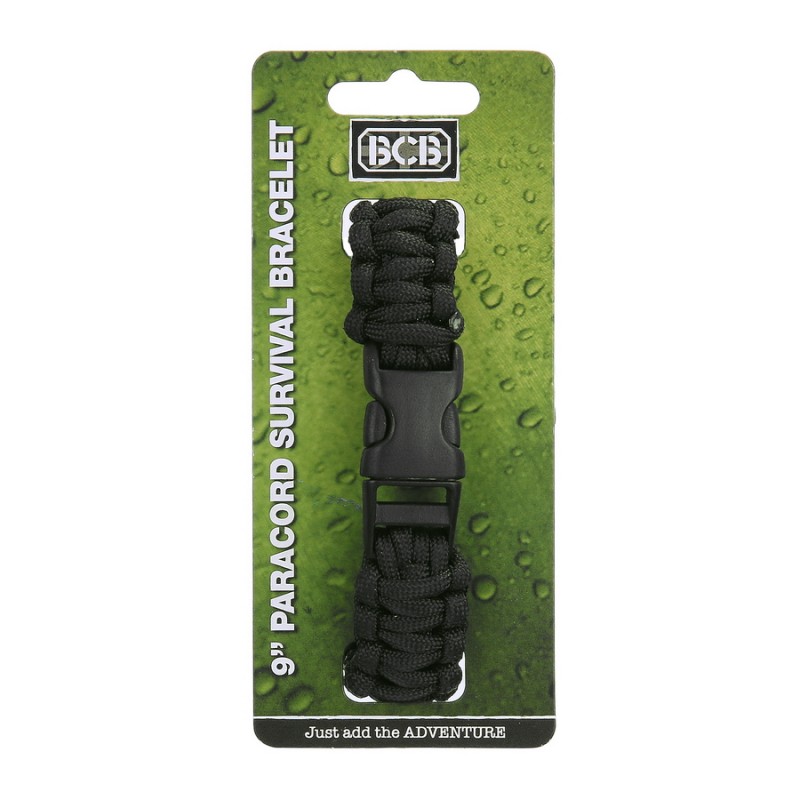 Bracelet Paracod BCB 9 inch couleur noir CM073B