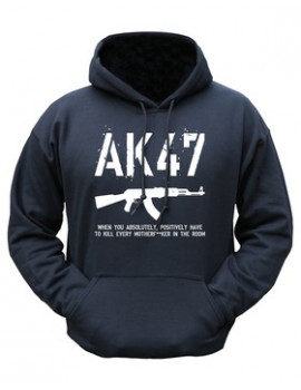 AK47 HOODIE - BLACK