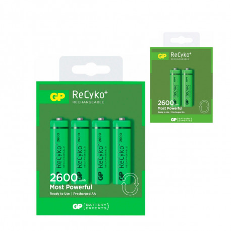 PILES RECHARGEABLES AA 2600 MAH