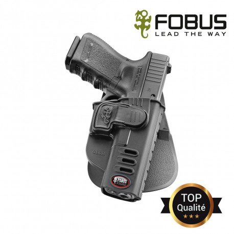 HOLSTER RIGIDE POLYMERE POUR GLOCK RETENTION ACTIVE INDEX