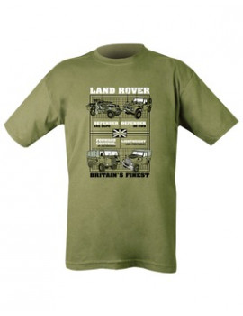 LAND ROVERS T-SHIRT - OLIVE GREEN