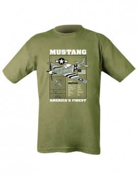 MUSTANG T-SHIRT - OLIVE GREEN