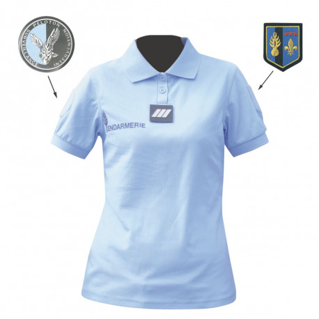 Polo gendarmerie pour femme bleu COOLDRY