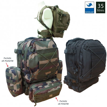 SAC A DOS TACTICAL MOLLE MILITAIRE