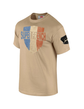 TEE-SHIRT ECUSSON SUPERFRENCH SABLE